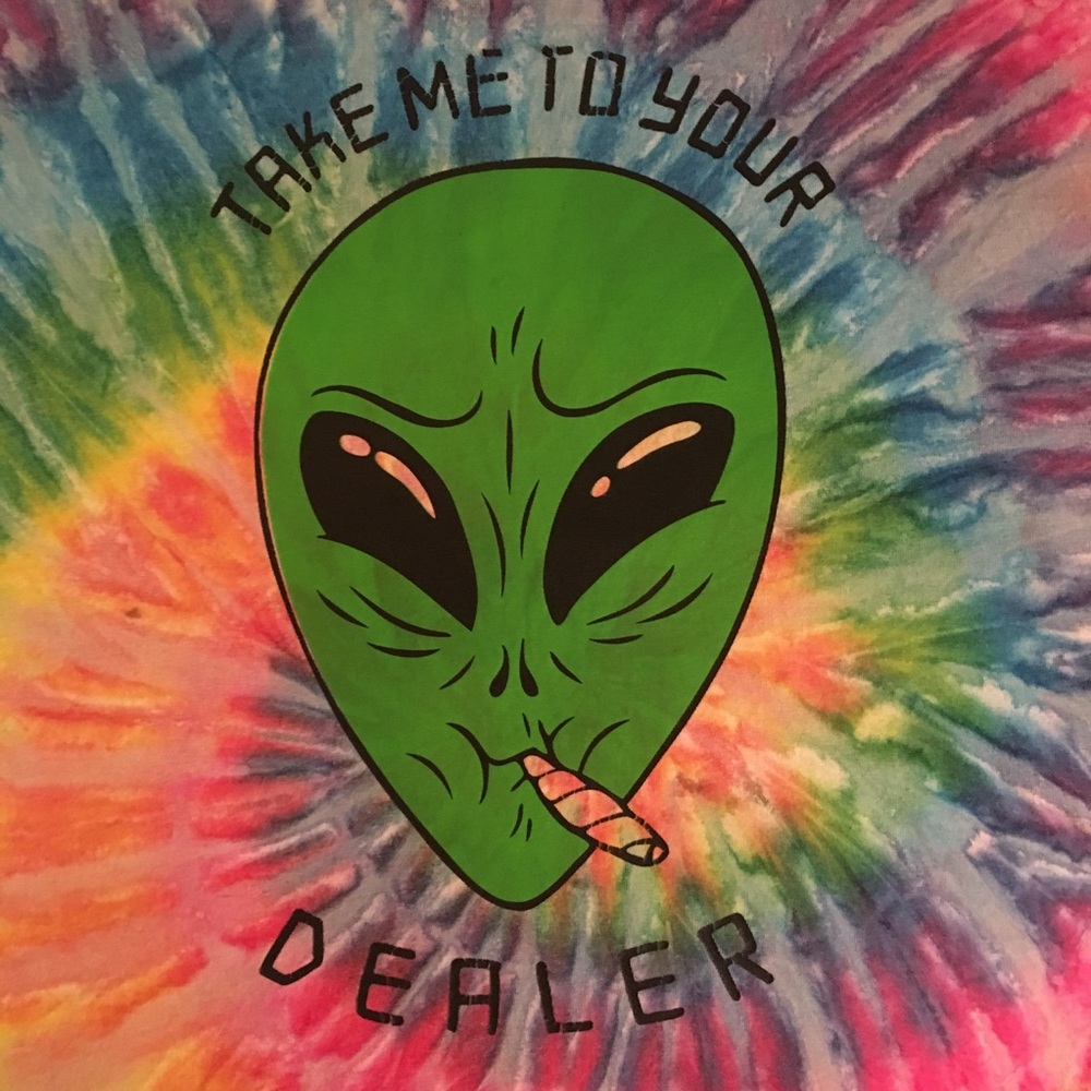 (SOLD) Take Me To Your Dealer 👽 tyedye